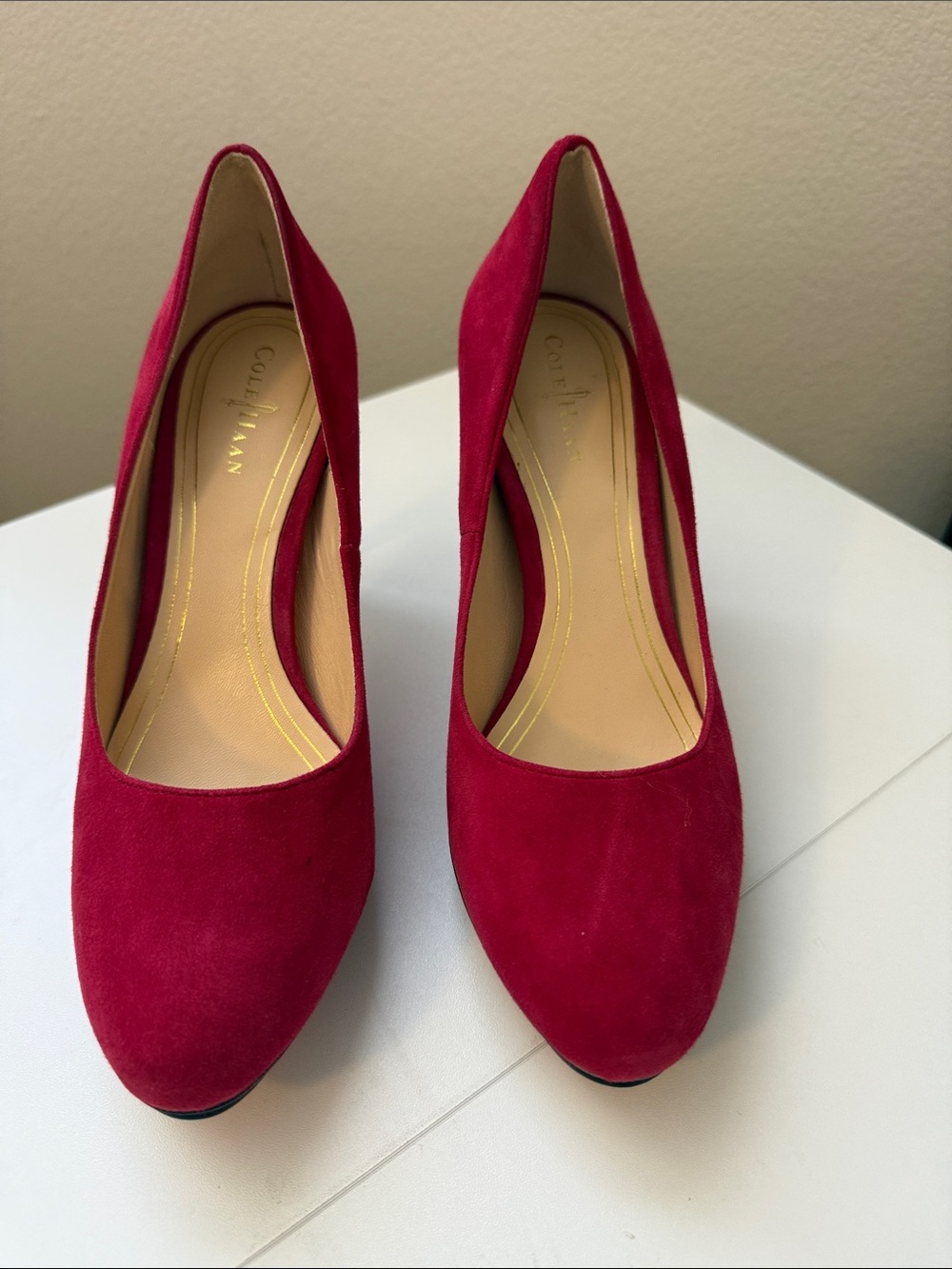 Cole Haan Red Suede Women's Pump